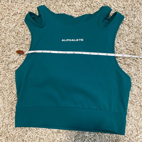 Alphalete Teal Crop Top - Picture 5 of 8